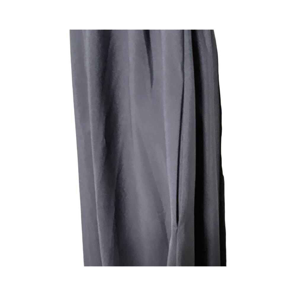 Aritzia Babaton Encourage Poplin V-neck Dress Minimalist Vintage Navy Size S - Picture 4 of 6